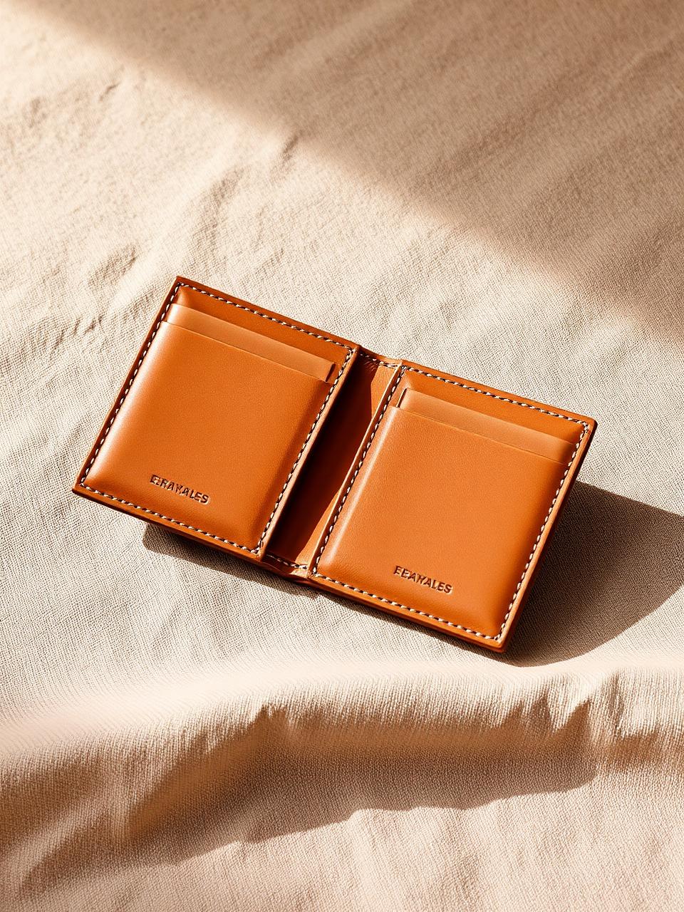 The Book Dual Wallet — full grain leather